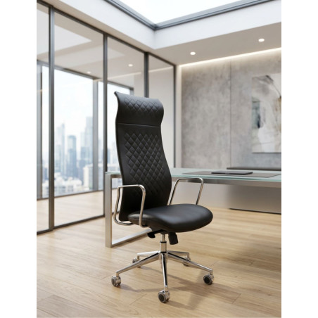 Sillón Oficina Alto Vesta Style de Dirección en Piel - Montiel