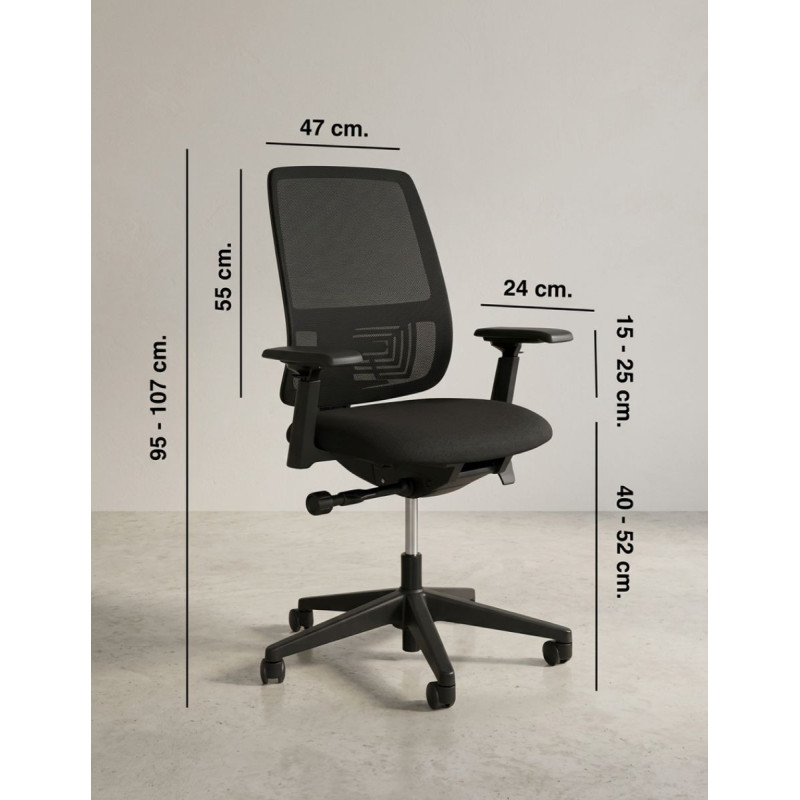 Silla Oficina Lively Giratoria de Haworth - Montiel