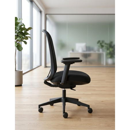 Silla Oficina Lucerna Malla Transparente de Euromof - Montiel