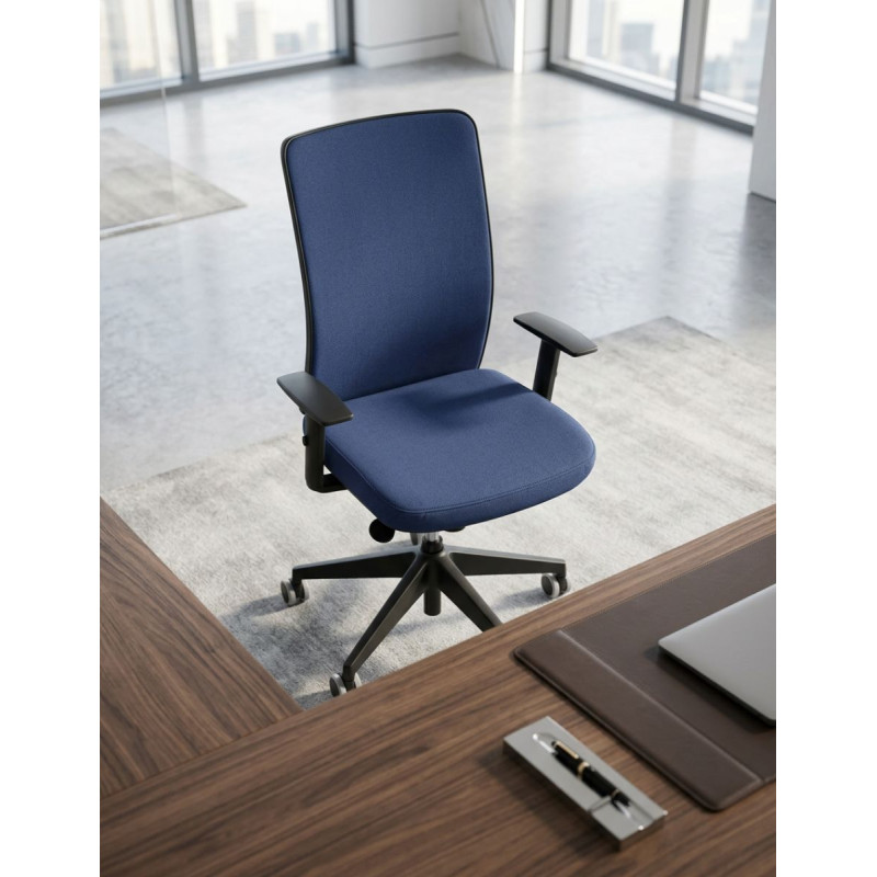 Silla Ergonómica para Oficinas Tapizada Louise de Kunna