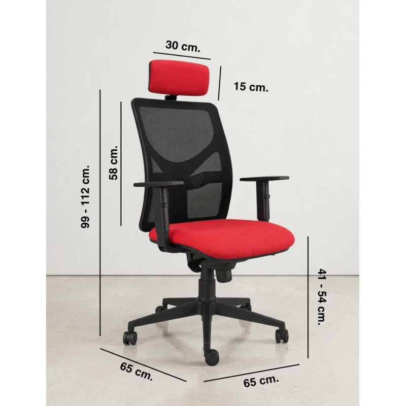 Silla Ergonómica Charles Malla de Kunna - Montiel