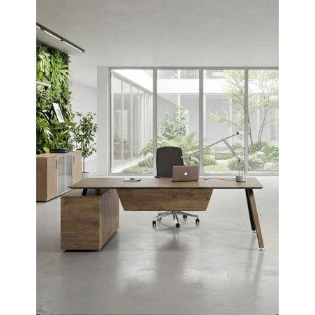 ▷ Mesa de Despacho con Cajones AT de Herpesa - Oficinas Montiel