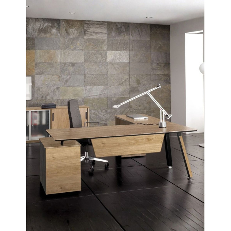 ▷ Mesa de Despacho con Cajones AT de Herpesa - Oficinas Montiel