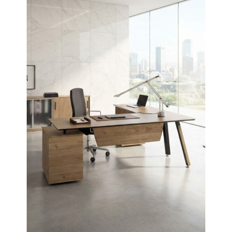 ▷ Mesa de Despacho con Cajones AT de Herpesa - Oficinas Montiel