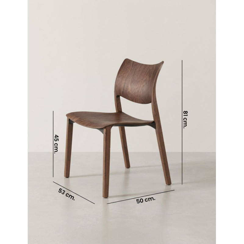Silla de Diseño Laclasica Madera de Stua - Montiel