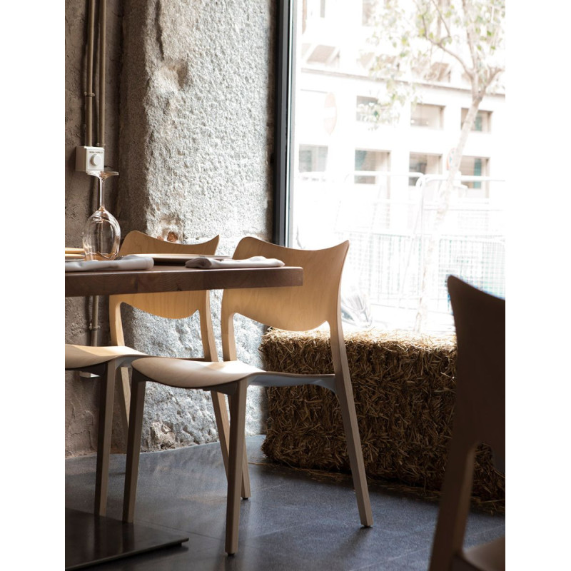 Silla de Diseño Laclasica Madera de Stua - Montiel