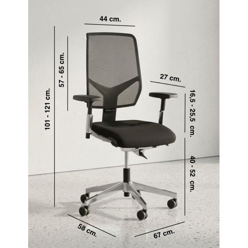 Silla Oficina Giratoria 68-3519 de Giroflex - Montiel