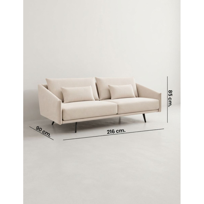 Sofá Costura de Diseño 216x90 cm. de Stua - Montiel
