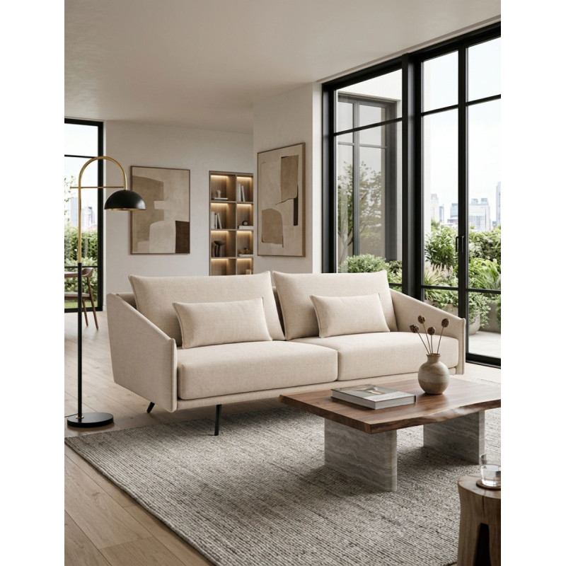 Sofá Costura de Diseño 216x90 cm. de Stua - Montiel