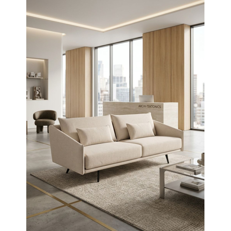 Sofá Costura de Diseño 216x90 cm. de Stua - Montiel