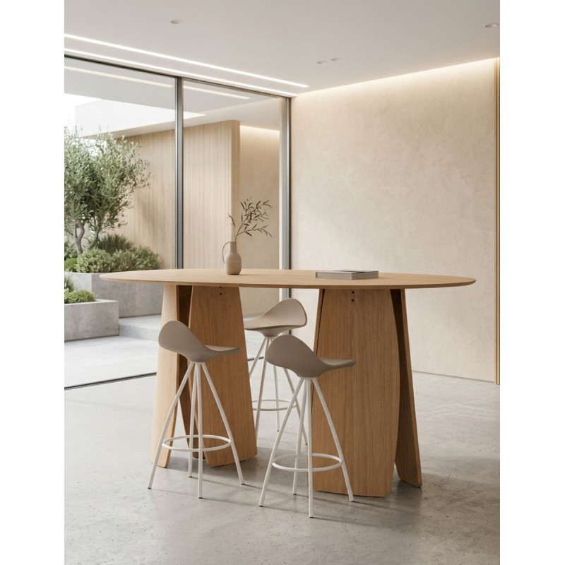 Mesa de Diseño Alta Petal de Stua - Montiel