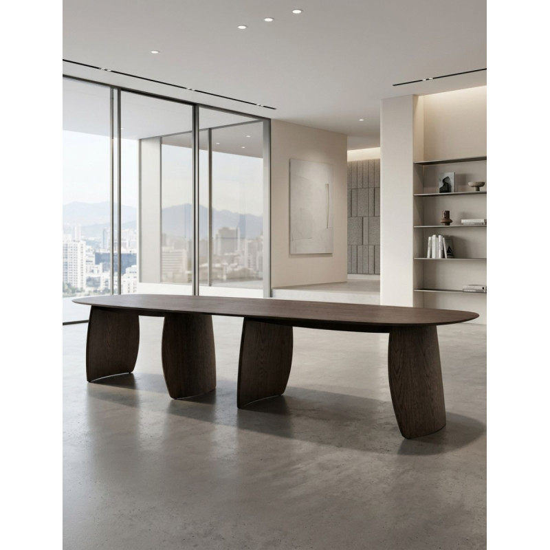 Mesa Petal XL para Reuniones Diseño de Stua - Montiel