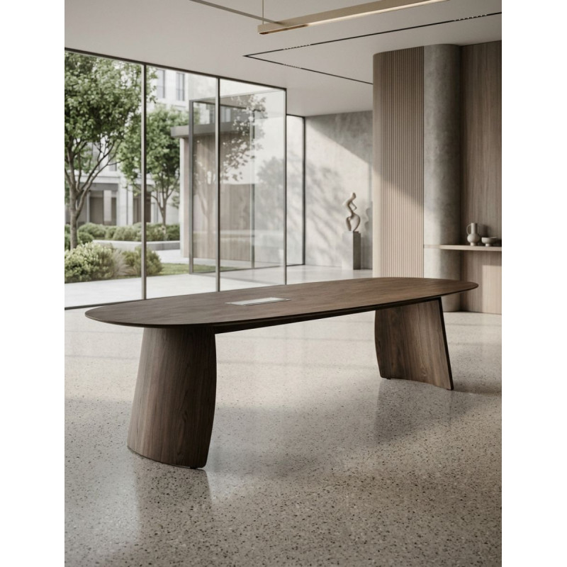 Mesa Petal XL para Reuniones Diseño de Stua - Montiel