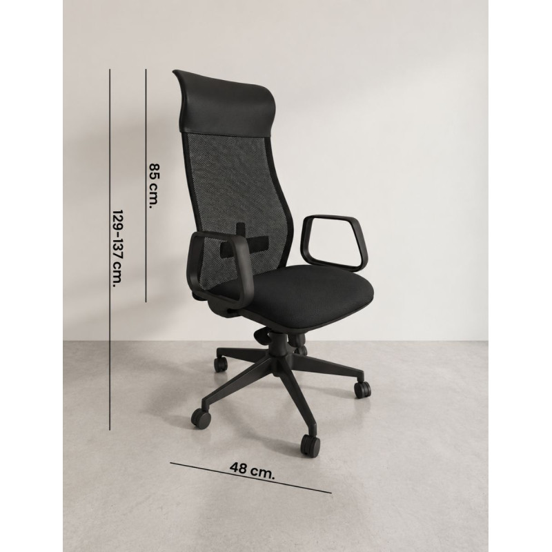 Silla Ergonómica Vesta Alta de Malla de Vincolo - Montiel