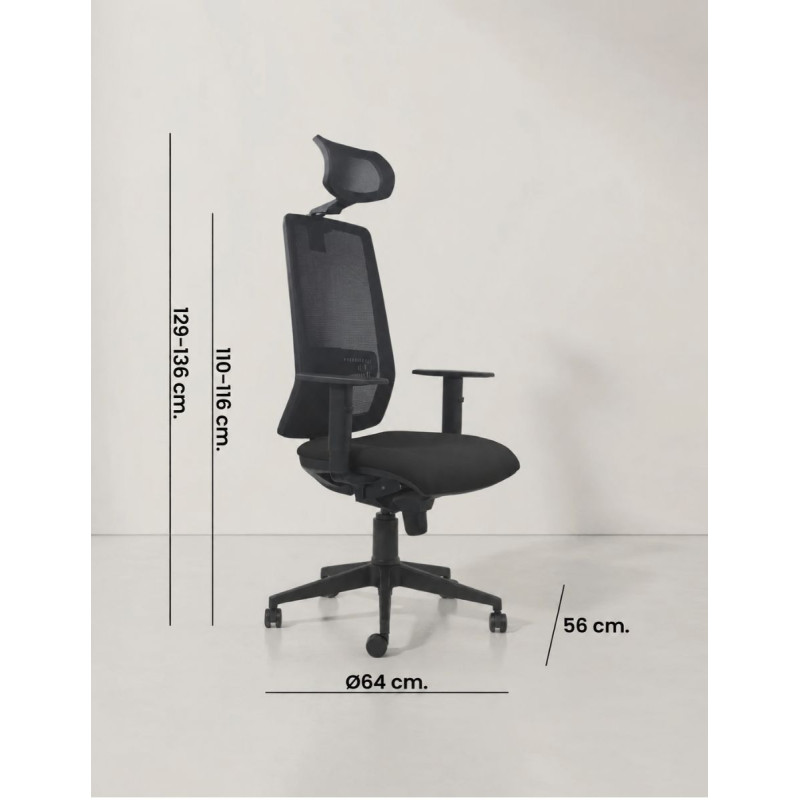 Silla Oficina Nazaret Malla Ergonómica de Vincolo - Montiel
