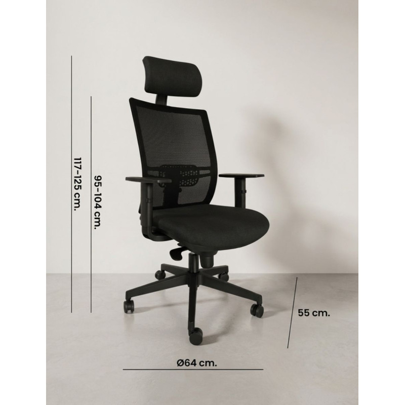 Silla Giratoria Oficina Thor de Vincolo - Montiel