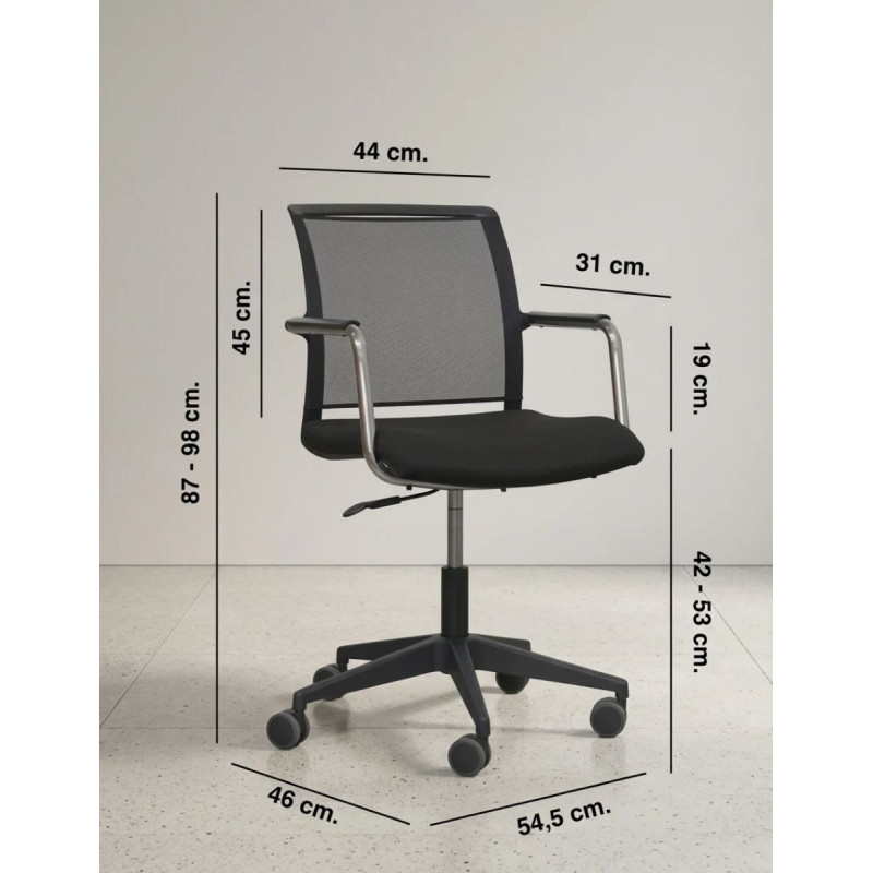 Silla Oficina Giratoria Lux de DelaOliva - Montiel