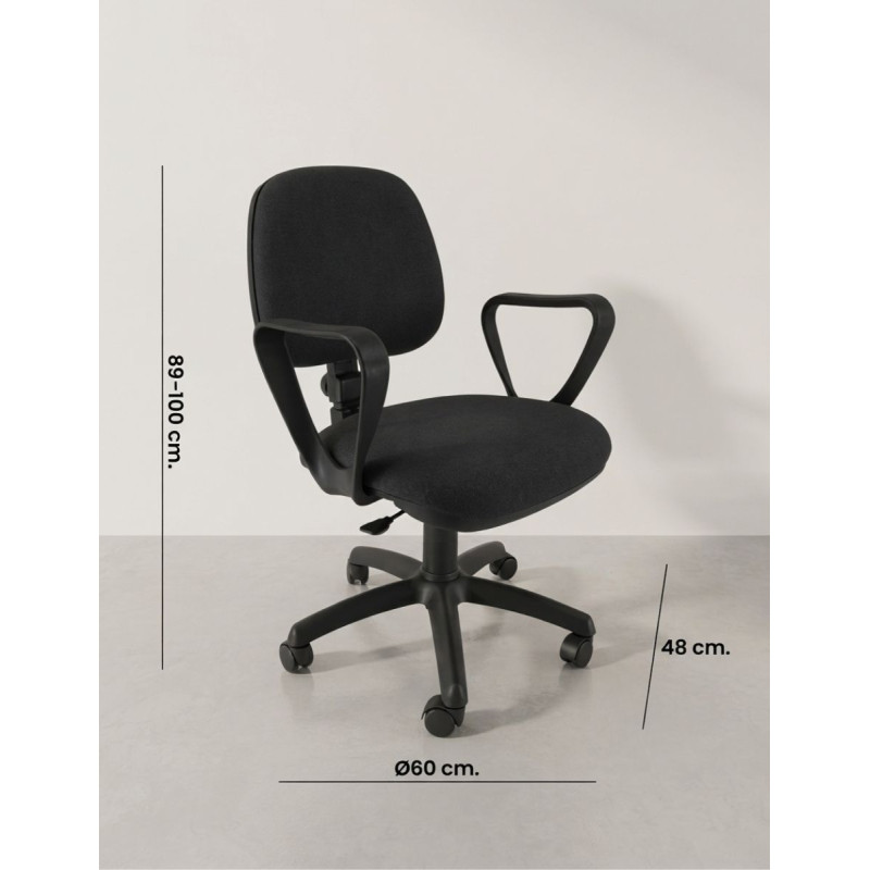 Silla Giratoria Saldaña Baja de Vincolo - Montiel