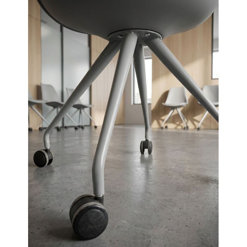 Silla Giratoria Monocarcasa Gris MM1909 - Montiel
