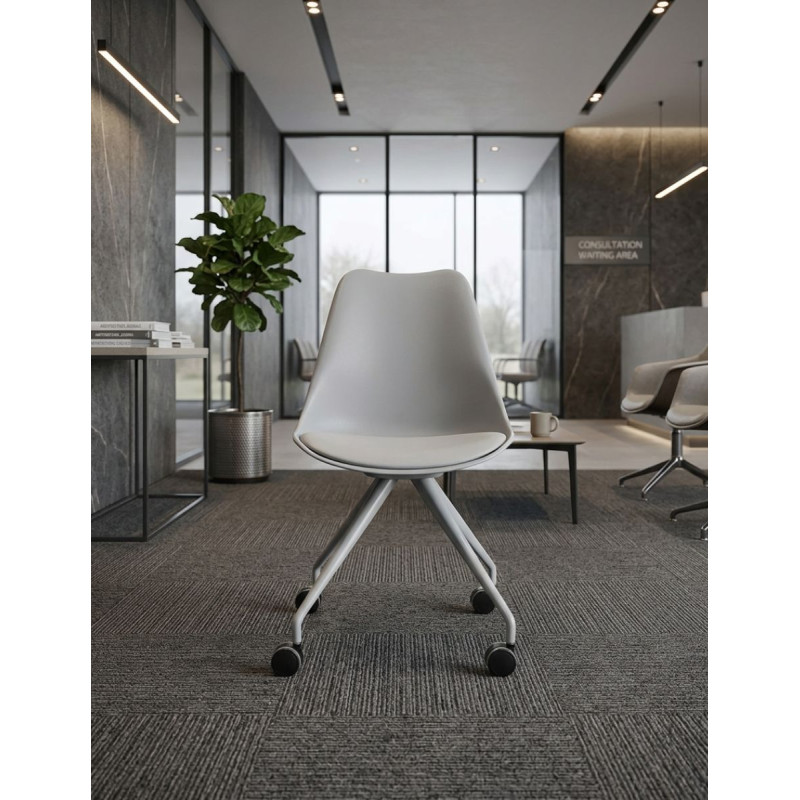 Silla Giratoria Monocarcasa Gris MM1909 - Montiel