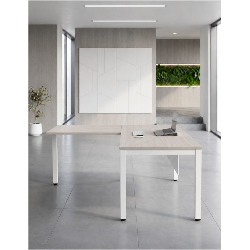 Mesa Oficina Olmo con Ala Basic de Kunna
