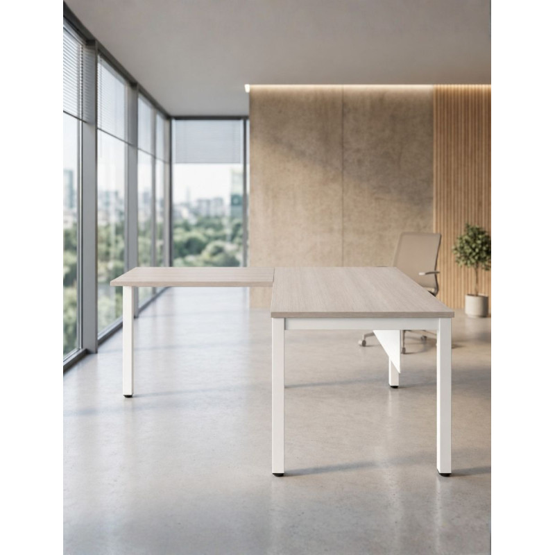 Mesa Oficina Olmo en L Basic de Kunna - Montiel