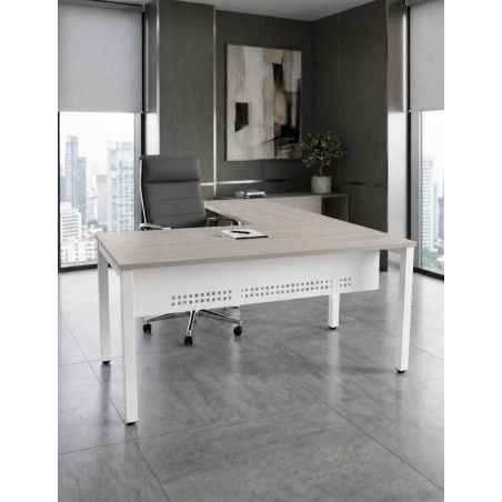 Mesa Oficina Olmo en L Basic de Kunna - Montiel