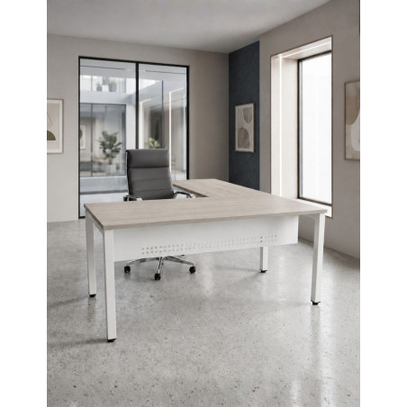 Mesa Oficina Olmo en L Basic de Kunna - Montiel