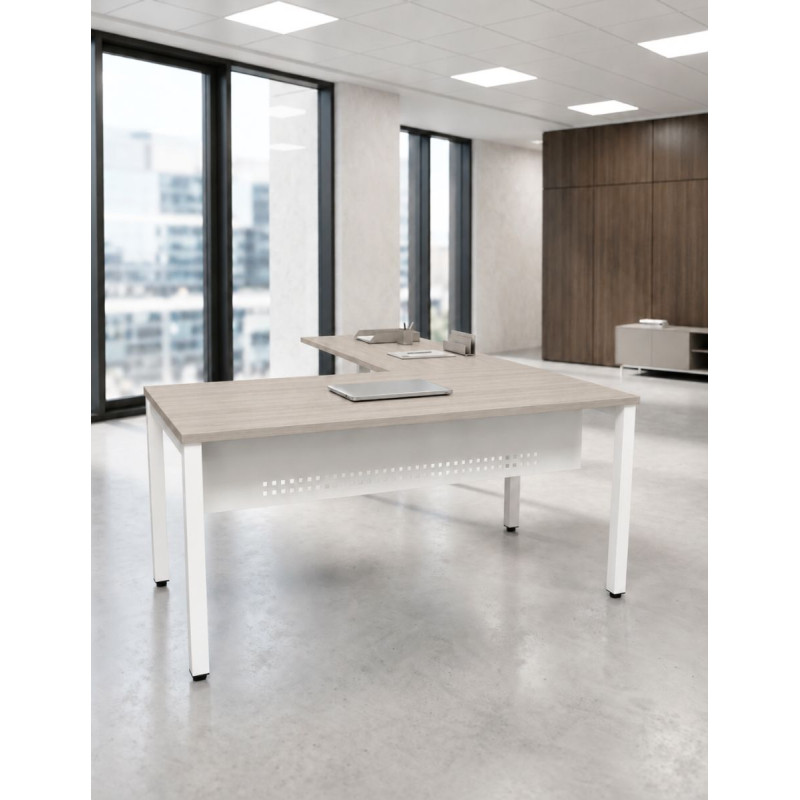Mesa Oficina Olmo en L Basic de Kunna - Montiel
