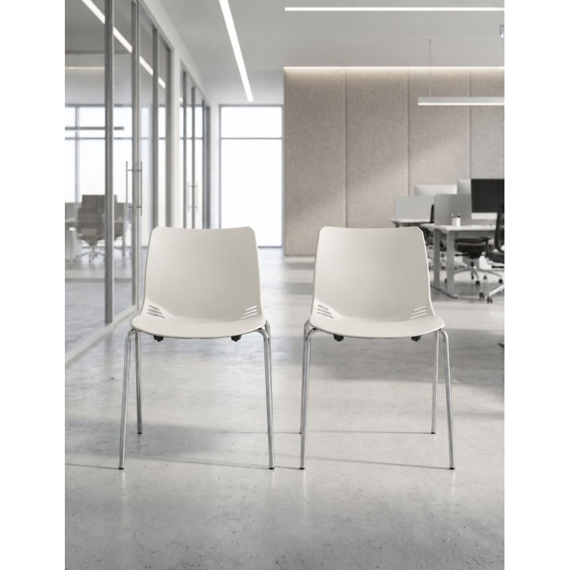 Pack de Sillas Confidentes Apilables Owen de Vincolo - Montiel