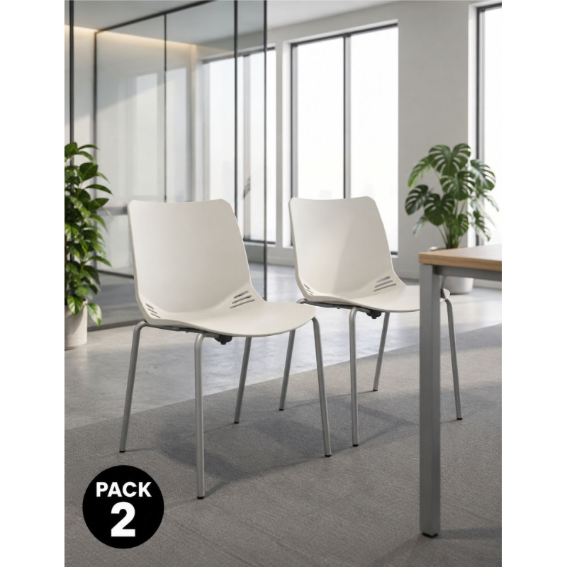 Pack de Sillas Confidentes Apilables Owen de Vincolo - Montiel
