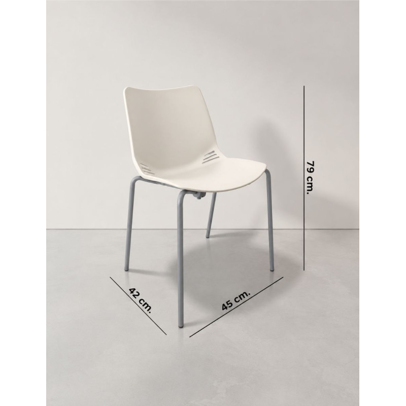 Pack de Sillas Confidentes Apilables Owen de Vincolo - Montiel