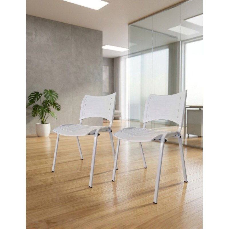 Pack 2 Sillas Oficina Confidentes Dyana de Vincolo - Montiel