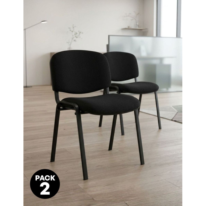 Pack 2 Sillas Oficina Confidentes Fissa de Vincolo - Montiel