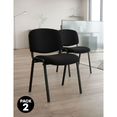 Pack 2 Sillas Oficina Confidentes Fissa de Vincolo - Montiel