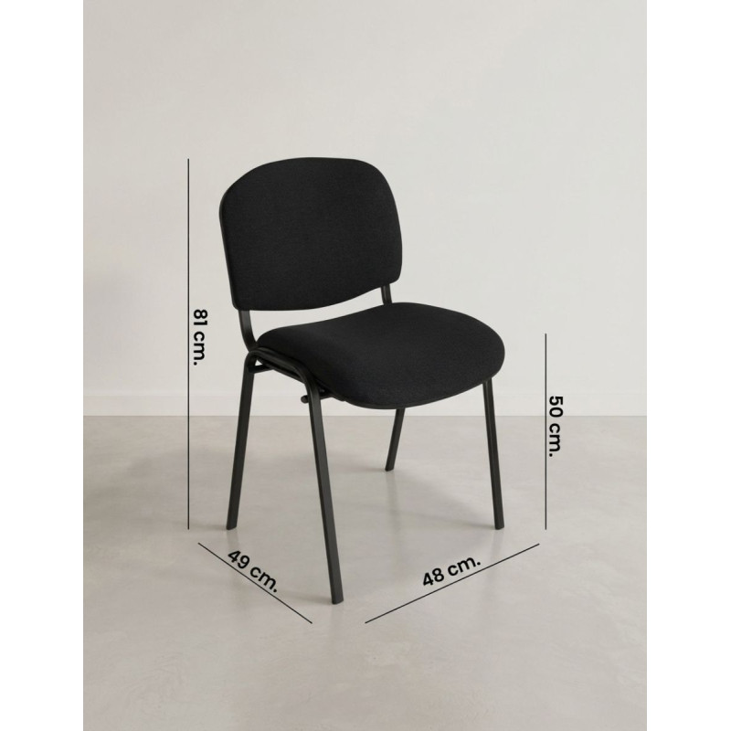 Pack 2 Sillas Oficina Confidentes Fissa de Vincolo - Montiel