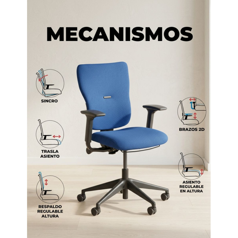 Silla Let's B V2 para Oficinas de Steelcase - Montiel