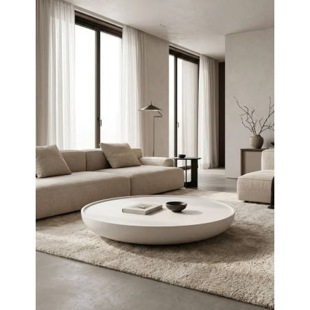 Mesa Baja de Centro Rin Ø110 cm. de Unika Living - Montiel