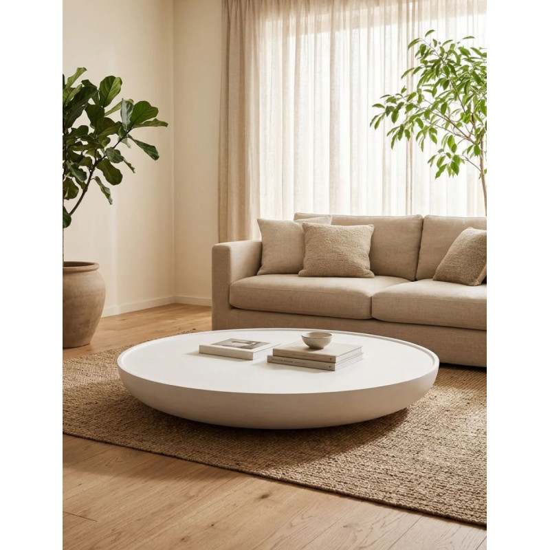 Mesa Baja de Centro Rin Ø110 cm. de Unika Living - Montiel