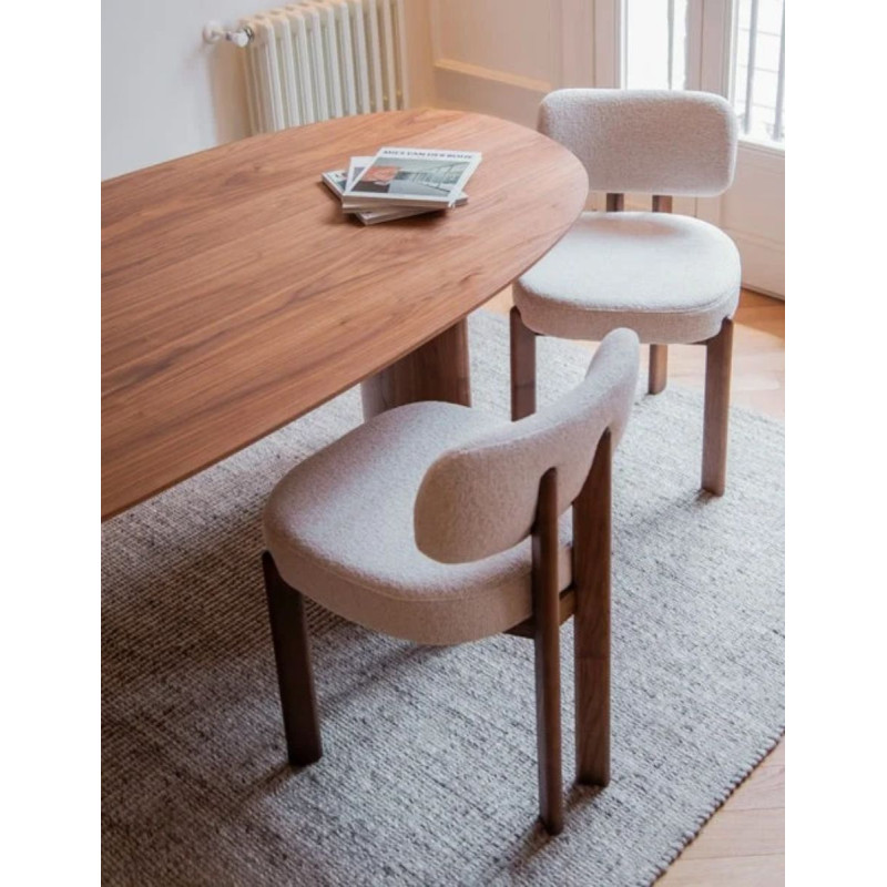 Mesa de Comedor Brisa de Madera Ovalada de Unika Living