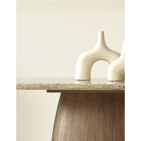 Mesa de Comedor Mármol y Madera Kaia de Unika Living - Montiel