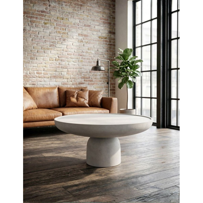 Mesa de Salón Baja Rin Ø71 cm. de Unika Living - Montiel