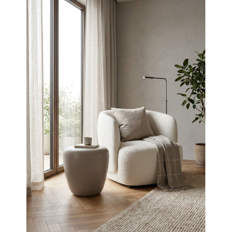 Mesa Auxiliar Ovalada Oasis Alta de Unika Living - Montiel