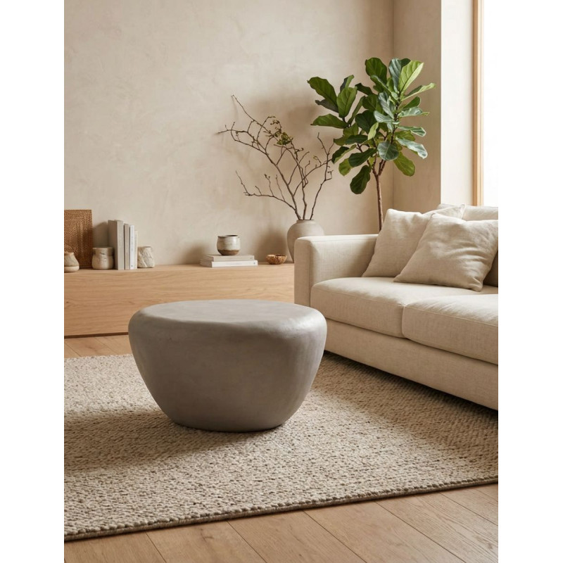 Mesa Auxiliar Oasis en Microcemento de Unika Living - Montiel