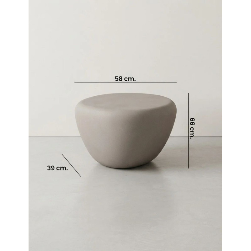 Mesa Auxiliar Oasis en Microcemento de Unika Living - Montiel