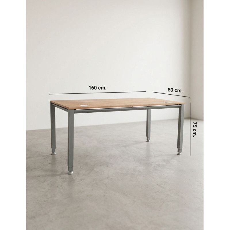Mesa Rectangular 160x80 cm. MM1913 - Montiel