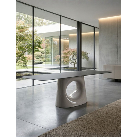 Mesa Ovalada de Comedor Kamez 240x100 cm. de Vical - Montiel