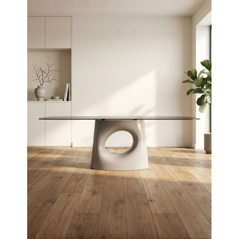 Mesa Ovalada de Comedor Kamez 240x100 cm. de Vical - Montiel