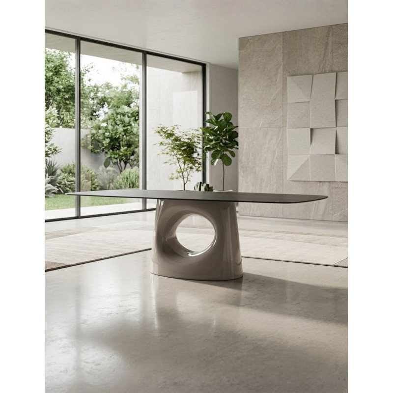 Mesa Ovalada de Comedor Kamez 240x100 cm. de Vical - Montiel