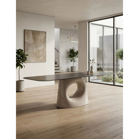 Mesa Ovalada de Comedor Kamez 240x100 cm. de Vical - Montiel